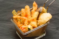 verduras en tempura