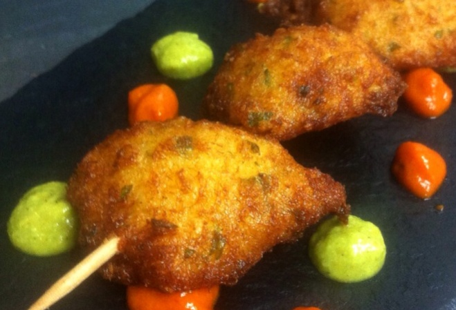 Buñuelos de bacalao