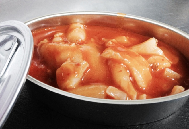Callos de Bacalao en Salsa Vizcaína