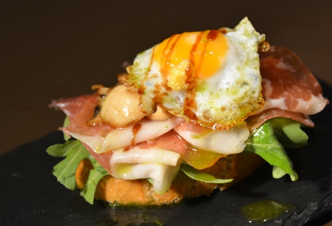 Jamón con Champis