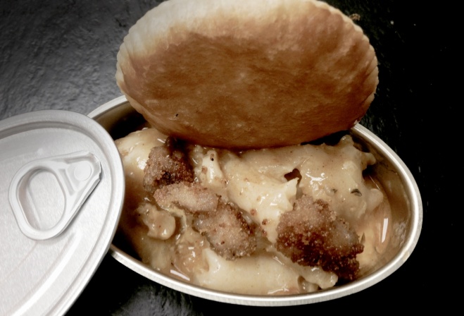 Patorrillo de Bacalao con Lecherillas Fritas.