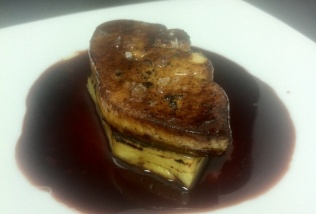 piña y foie